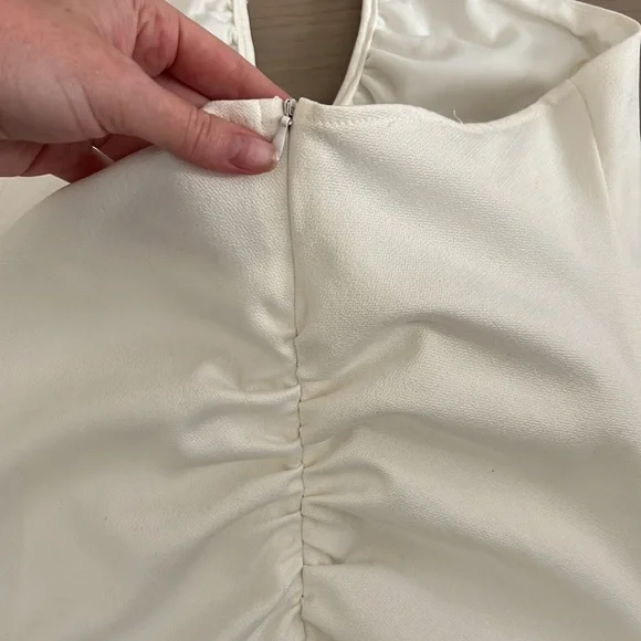 White Zara halter dress - Picture 6 of 6